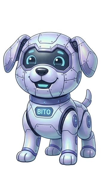 Coco the Puppy-Bot, mascot of BitoFamily